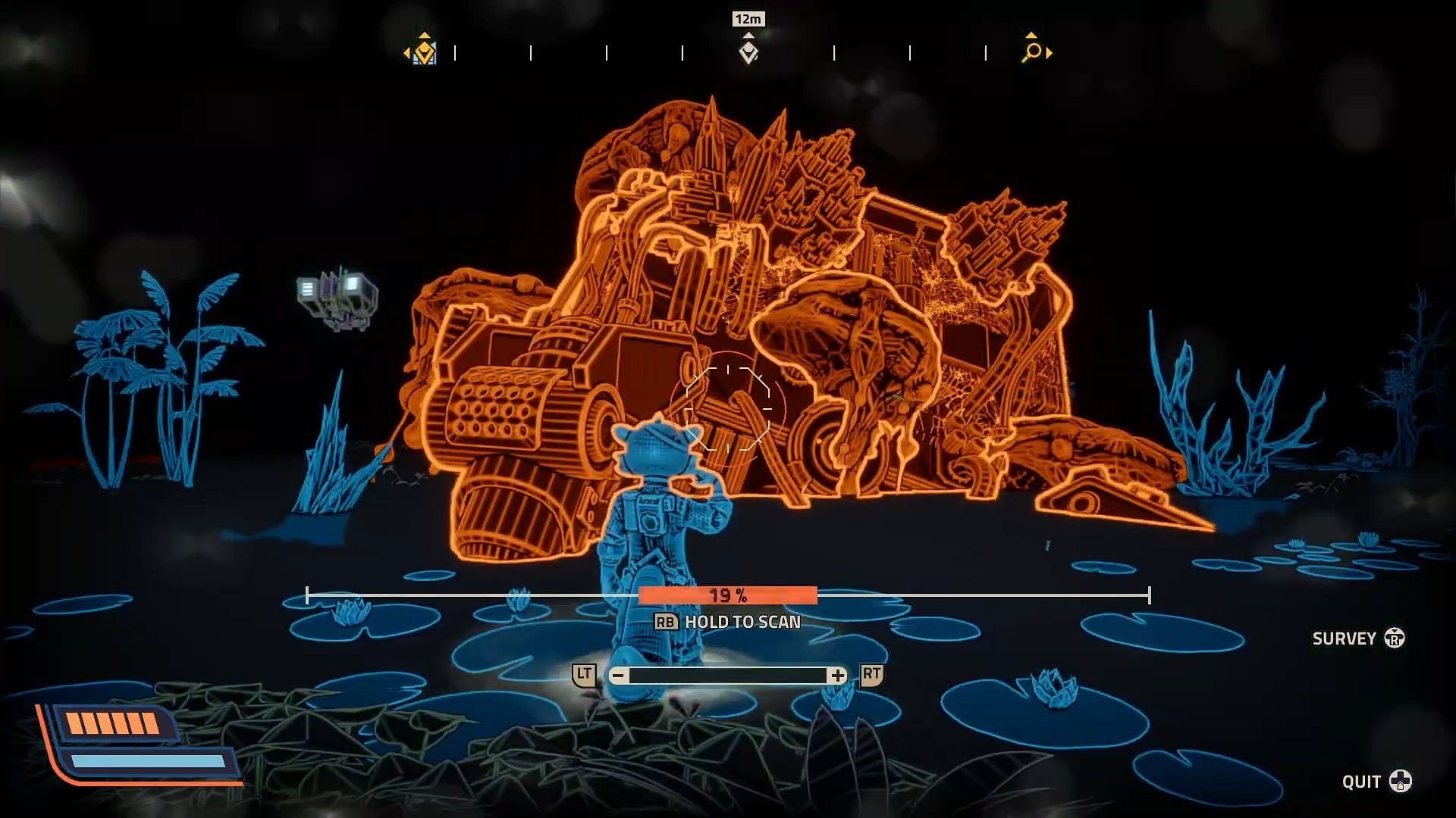 Javelin in Revenge of the Savage Planet (Image via Raccoon Logic Studios // YouTube@Hikikomori Gaming)